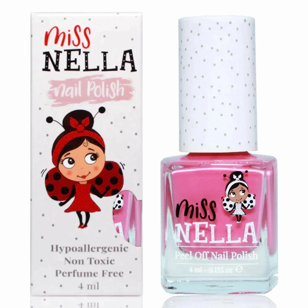 Miss Nella MN03 Pink A Boo 4ml Peel Off Kids Nail Polish
