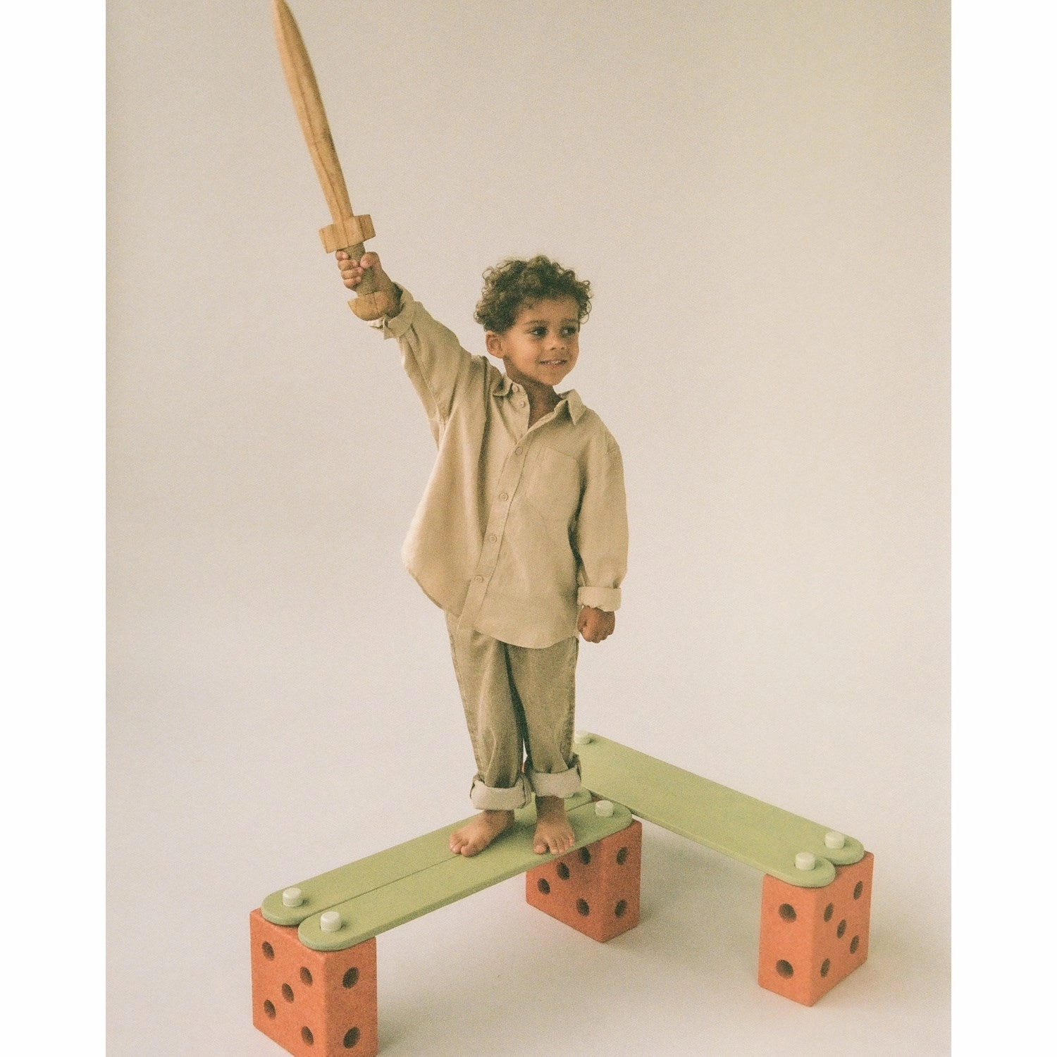 MODU Burnt Orange / Dusty Green Balance Track