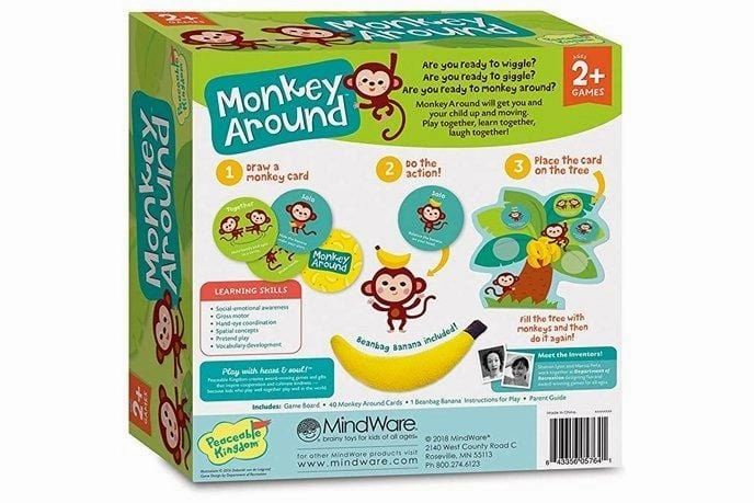 Monkey Around Toddler Boardgame