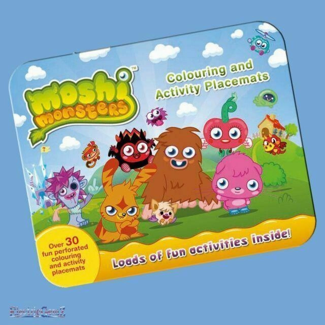 Moshi Monsters 2480 Colouring and Activity Placemats