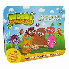 Moshi Monsters 2480 Colouring and Activity Placemats