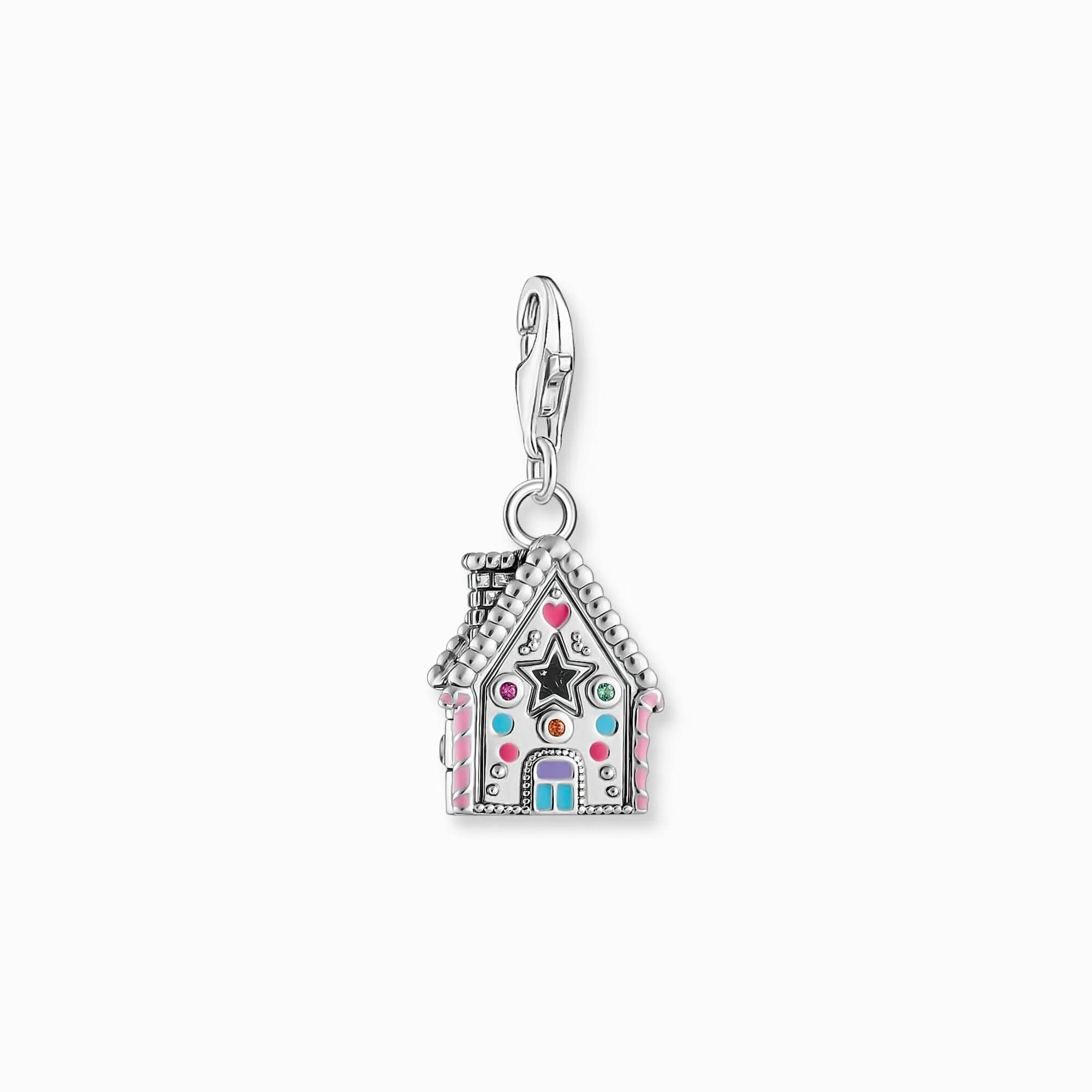 Multicoloured Gingerbread house charm 2058-340-7 Thomas Sabo Collectable Charms