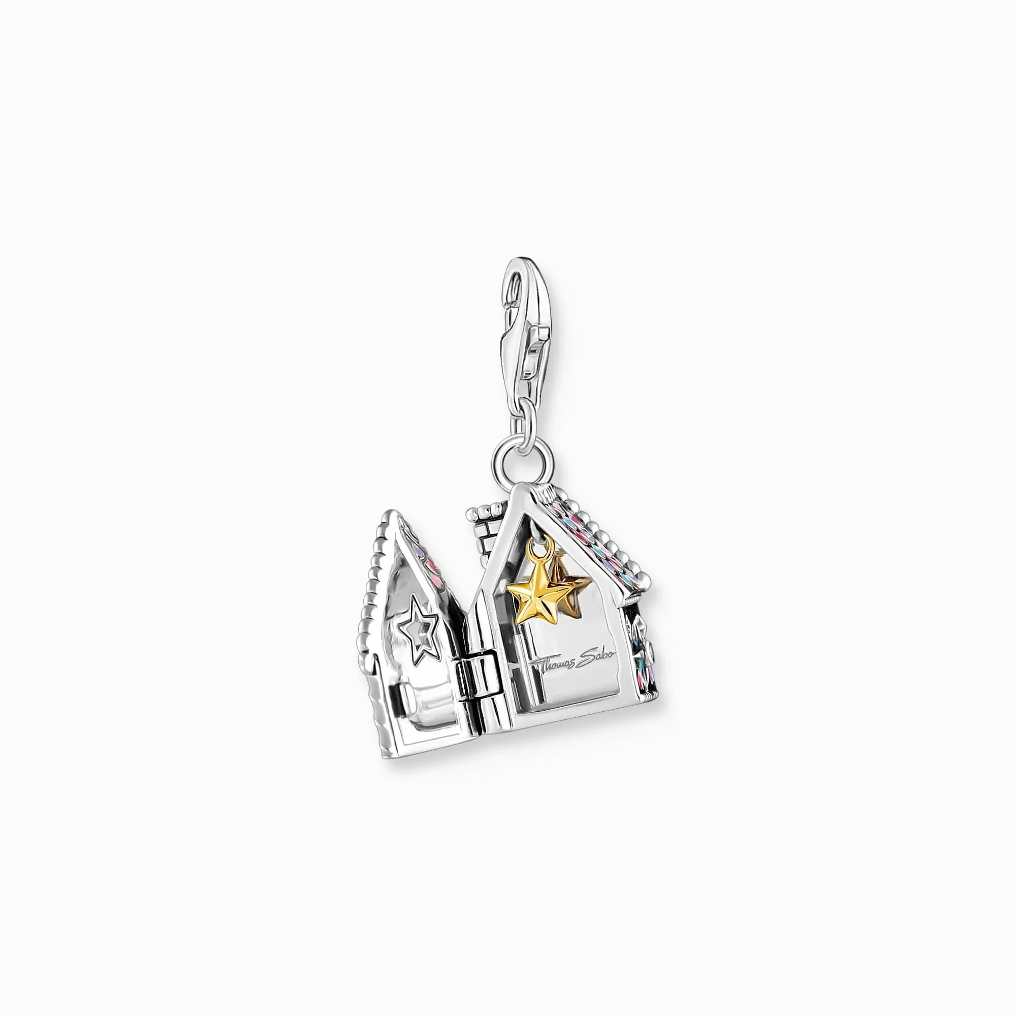 Multicoloured Gingerbread house charm 2058-340-7 Thomas Sabo Collectable Charms