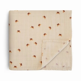 Mushie Muslin Swaddle - Butterflies