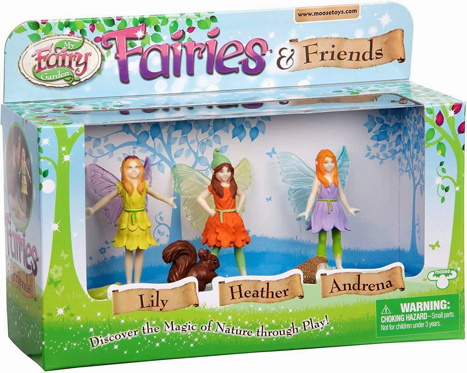 My Fairy Garden FG203 Fairies and Friends 3-Pack Figurines