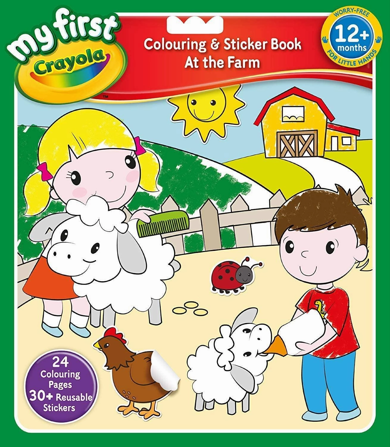 My First Crayola The Farm Colouring and Sticker Book
