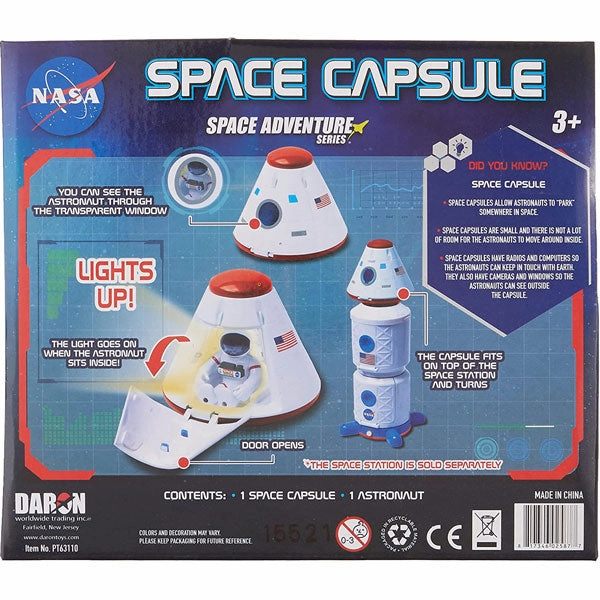 NASA Space Capsule With Lights