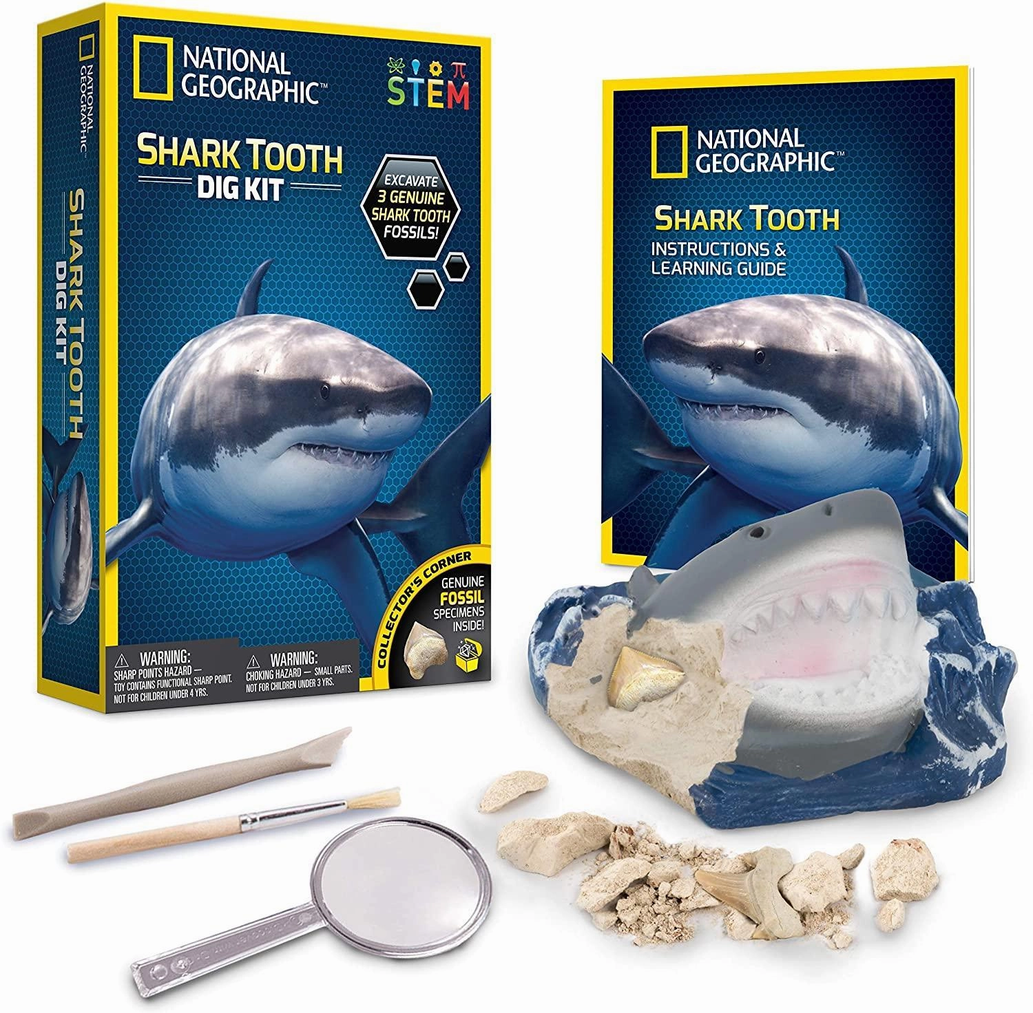 National Geographic Shark Tooth Mini Dig kit