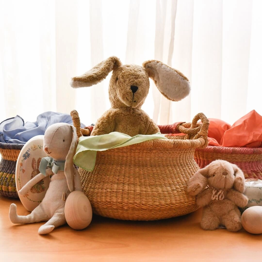 Natural Swing Bolga Basket