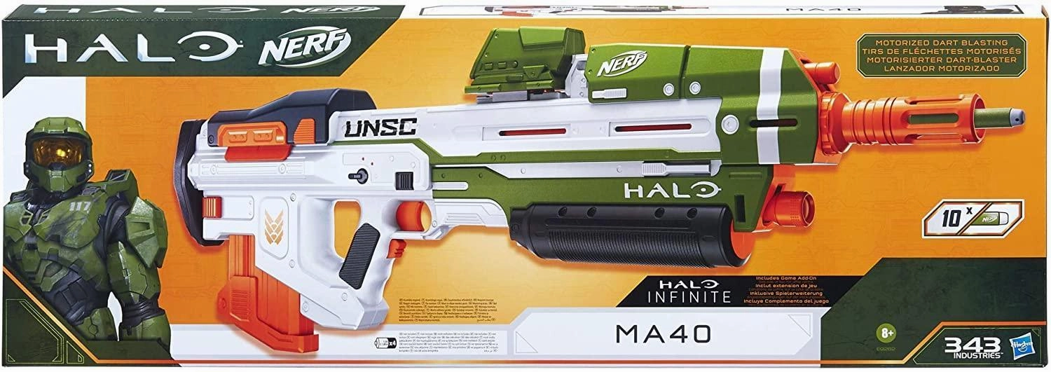 NERF Halo MA40 Motorized Dart Gun