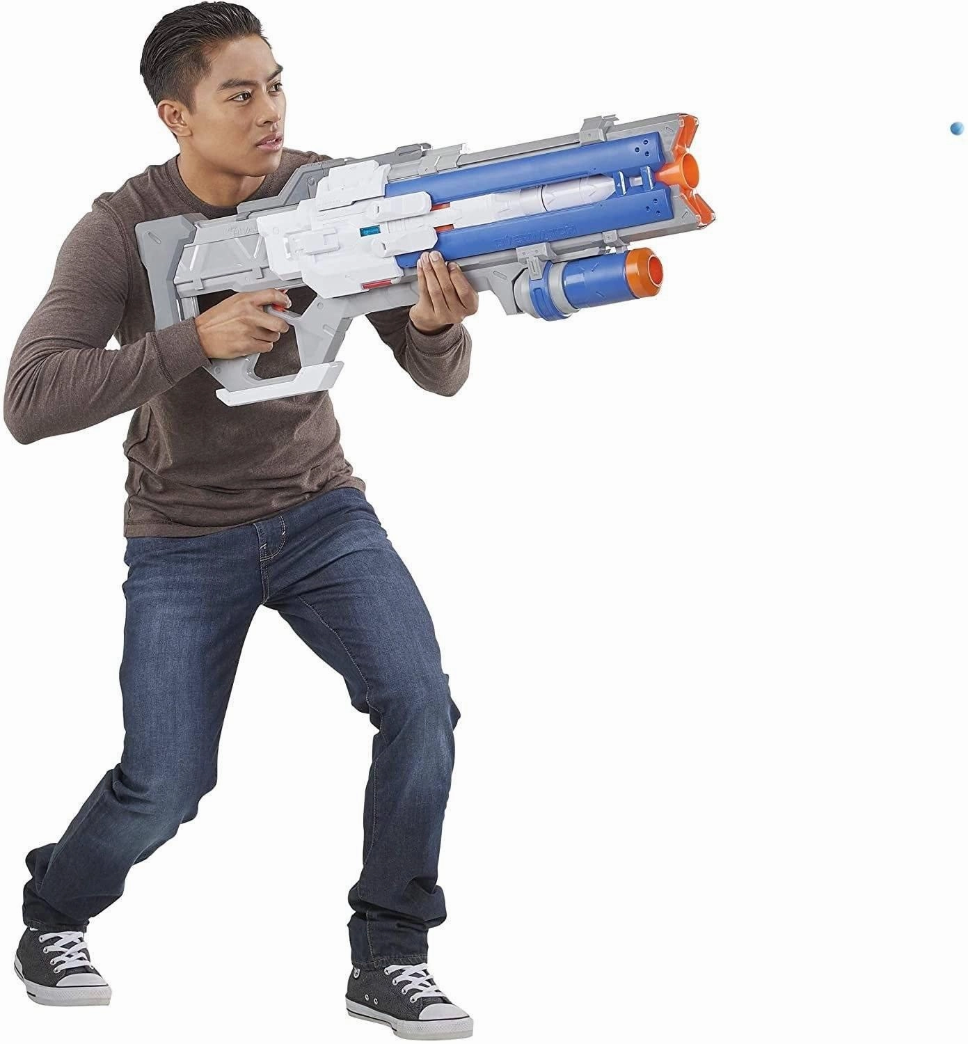 Nerf Overwatch Soldier: 76 Nerf Rival Blaster and Targeting Visor