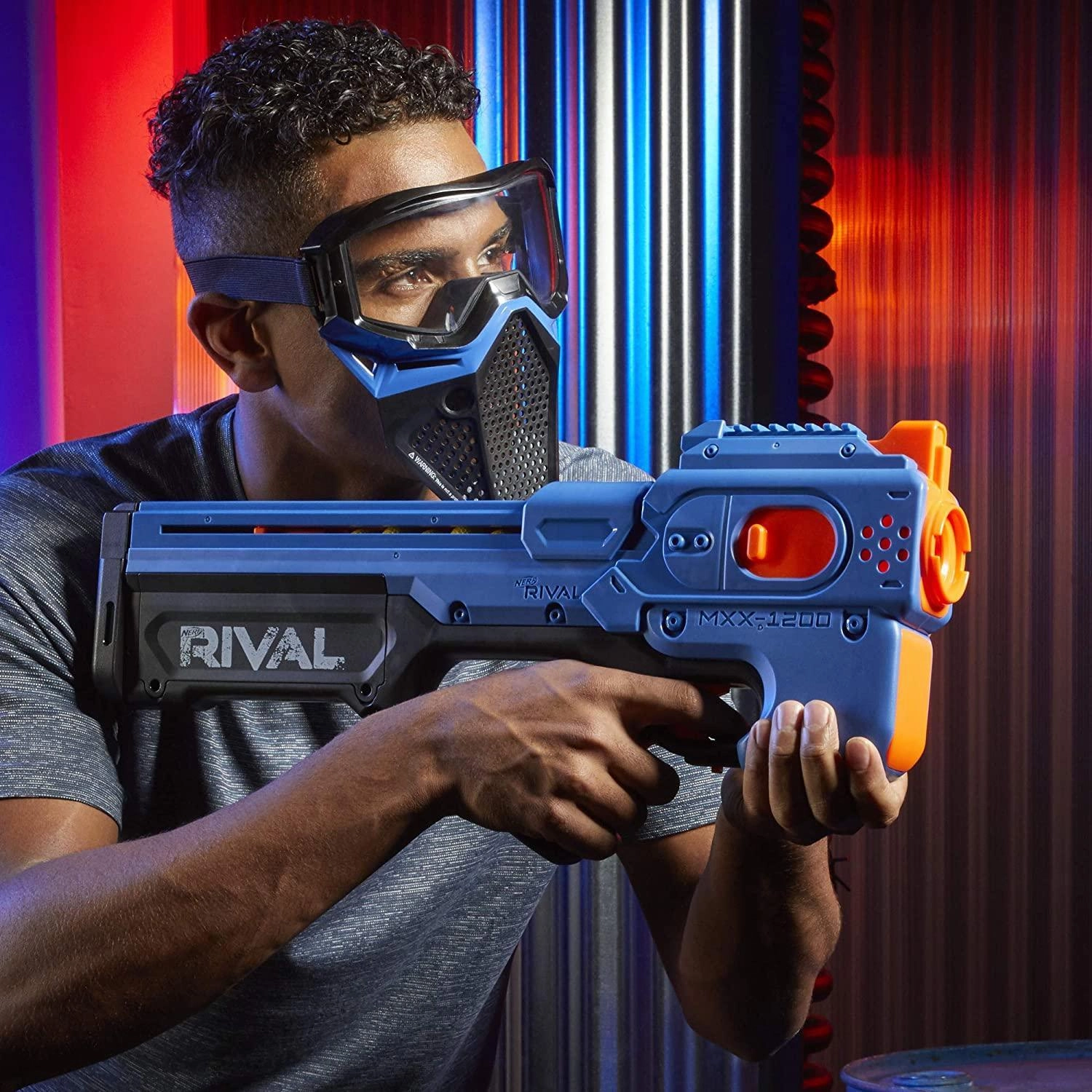 Nerf Rival Charger MXV-1200 Motorised Blaster - Team Blue