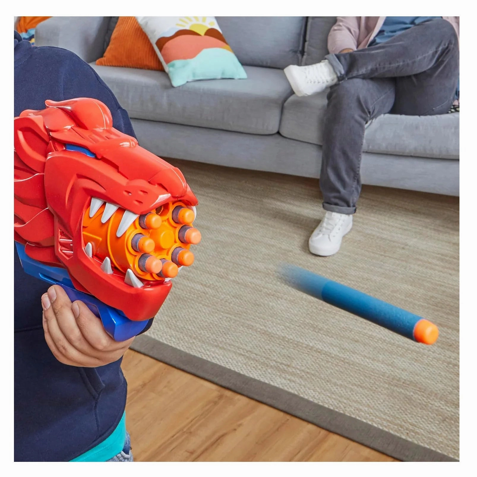 NERF Wild Lionfury Easy Play Dart Blaster