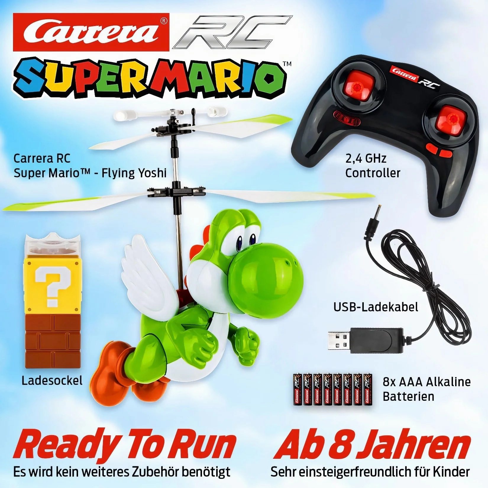 Nintendo Super Mario RC Remote Controlled Flying Yoshi