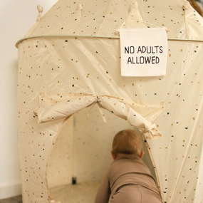 No Adults Allowed Hang Sign