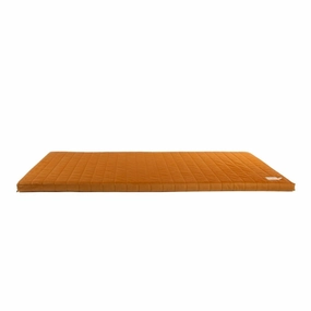 Nobodinoz Zanzibar Velvet Play Mattress - Farniente Yellow
