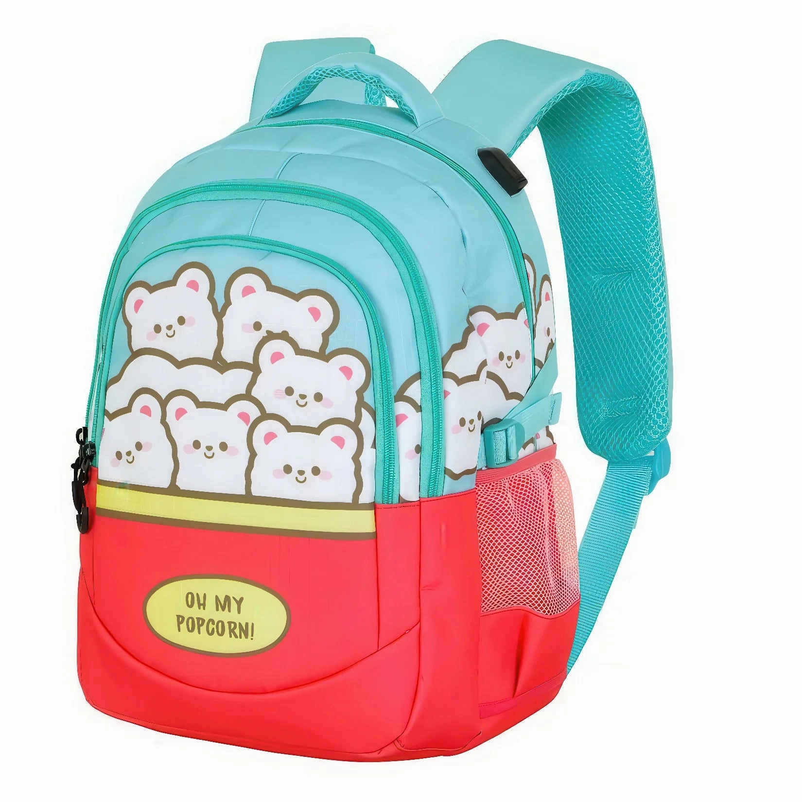 Oh My Pop! Blue PLUS Running Backpack Oh My Pop! Popcorn