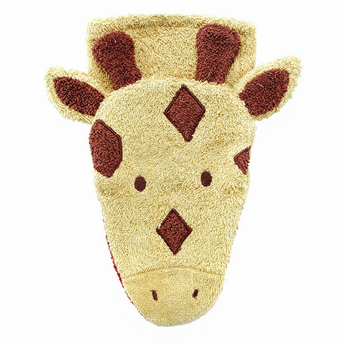 Organic Giraffe Washcloth Hand Puppet