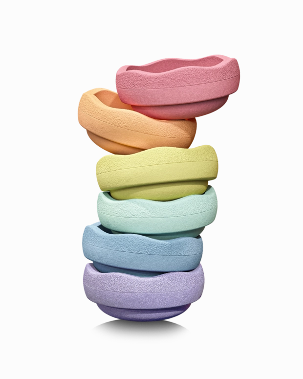 Original Rainbow Balance and Stepping Stone Set