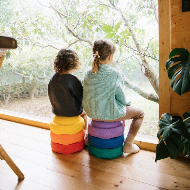 Original Rainbow Balance and Stepping Stone Set