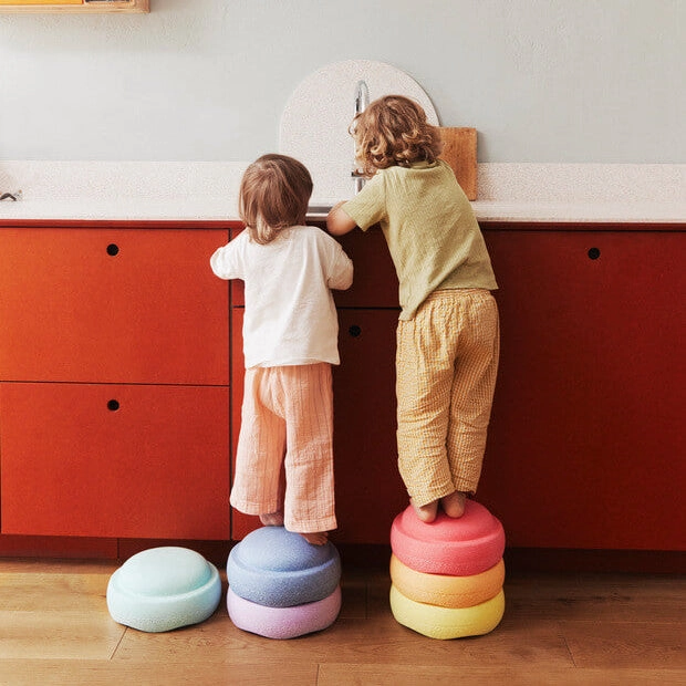 Original Rainbow Balance and Stepping Stone Set