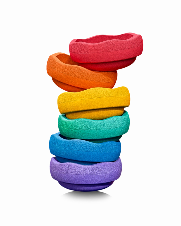 Original Rainbow Balance and Stepping Stone Set