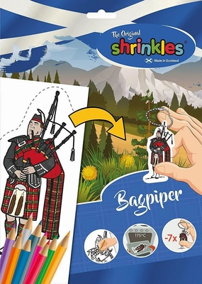 Original Shrinkles Scottish Bagpiper (Slim Craft Pack)