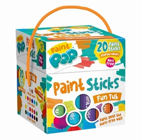 Paint Pop Paint Sticks For Kids - 20 Pack Tubb
