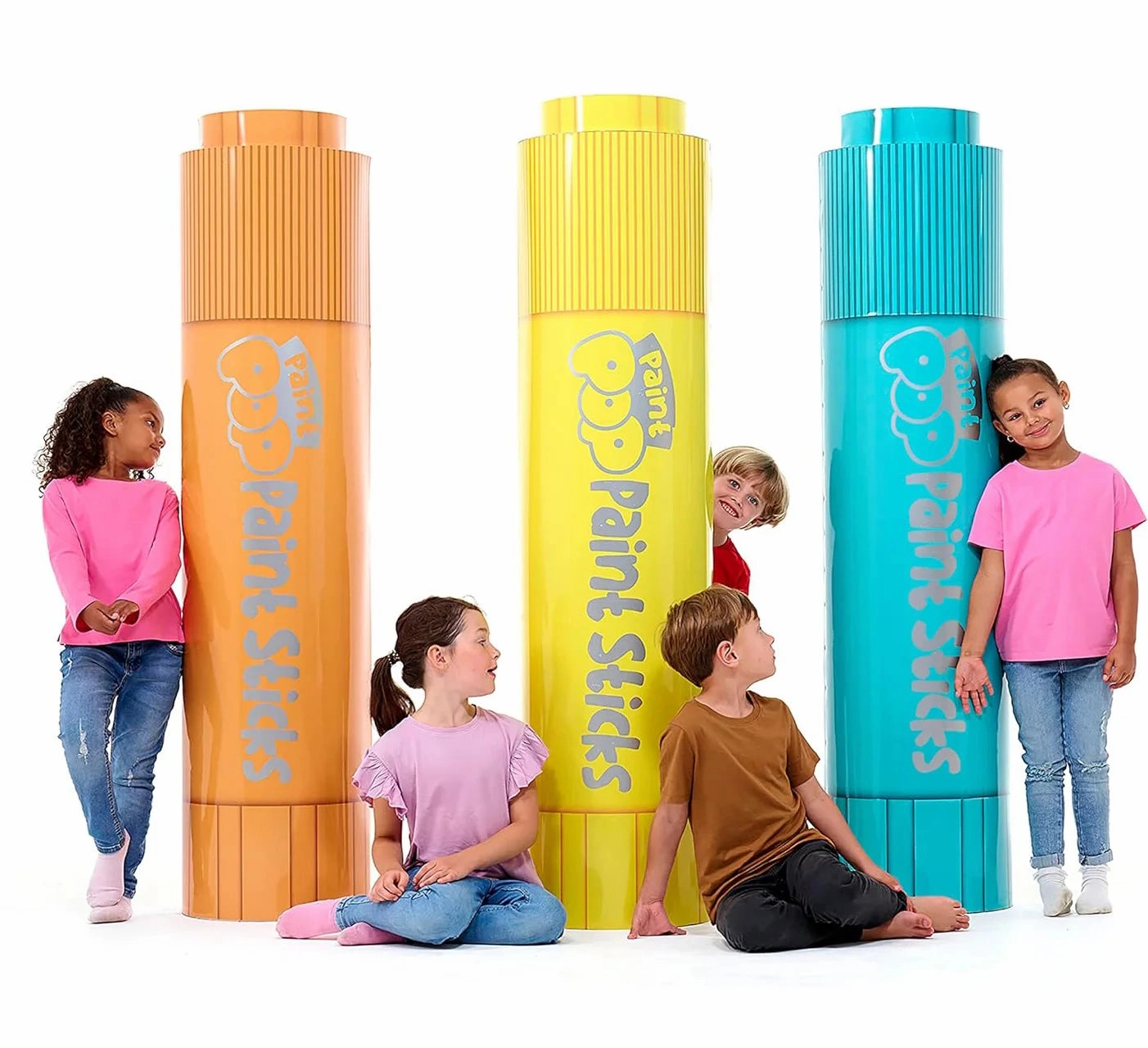 Paint Pop Paint Sticks For Kids - 6 Pack