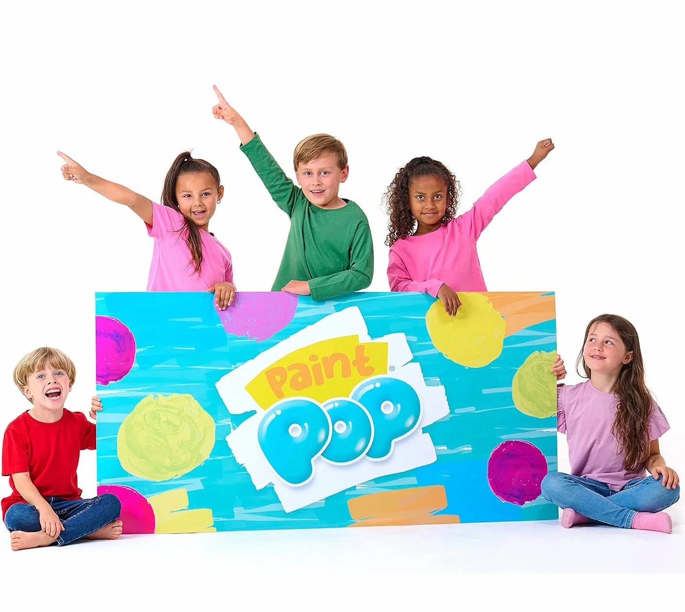 Paint Pop Paint Sticks For Kids - 6 Pack Metallic Assorted Colours