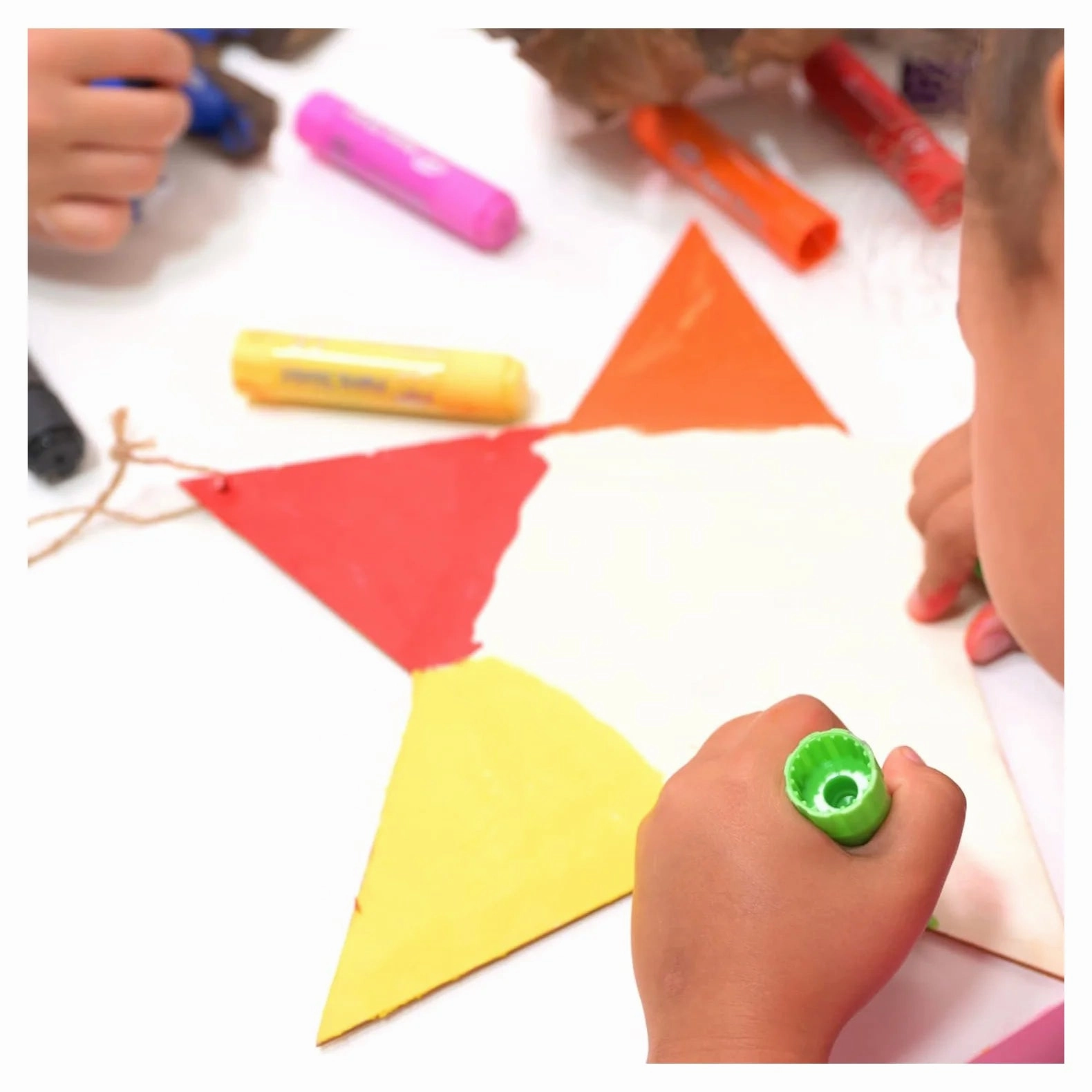 Paint Pop Paint Sticks For Kids - 6 Pack Metallic Assorted Colours