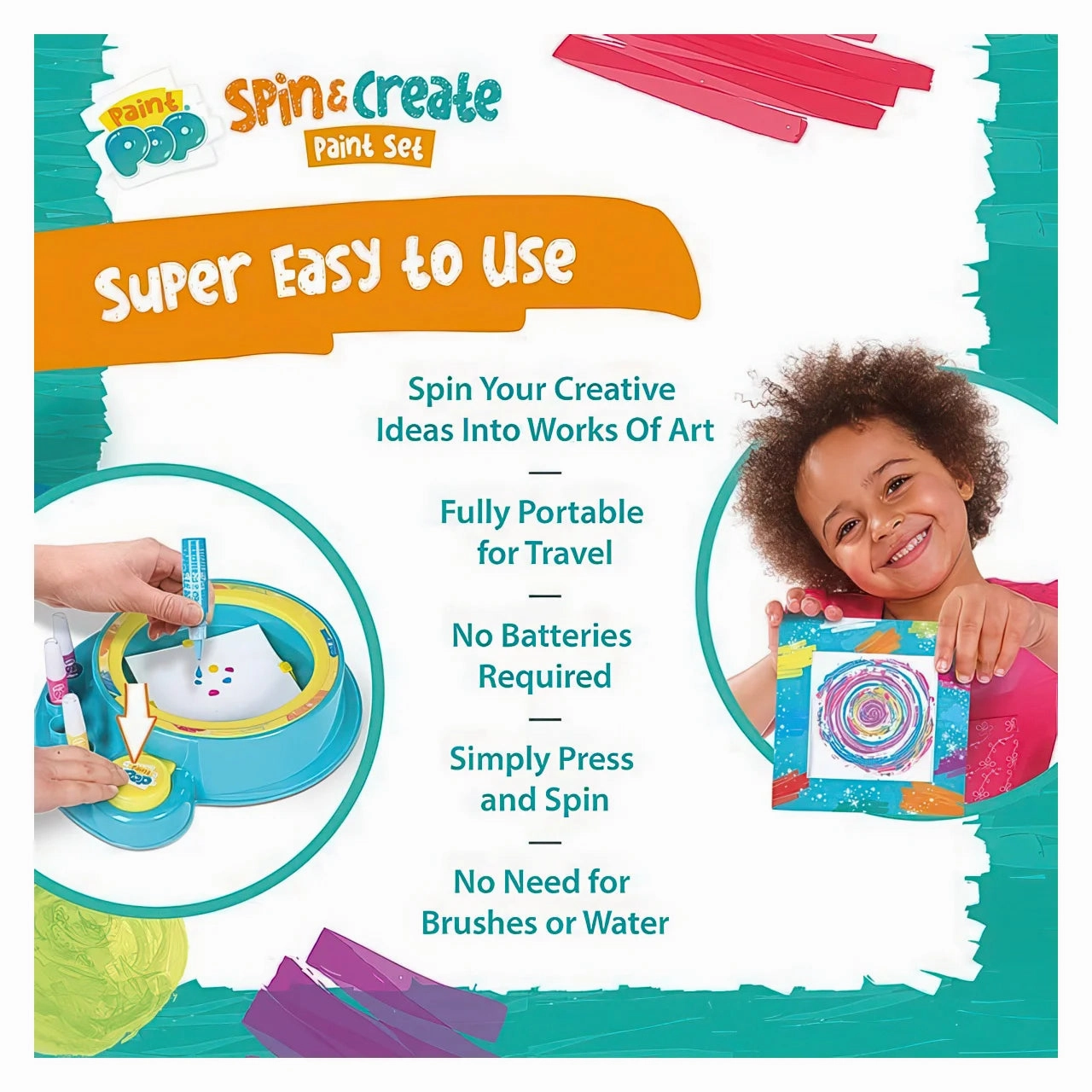 Paint Pop Spin & Create Paint Set