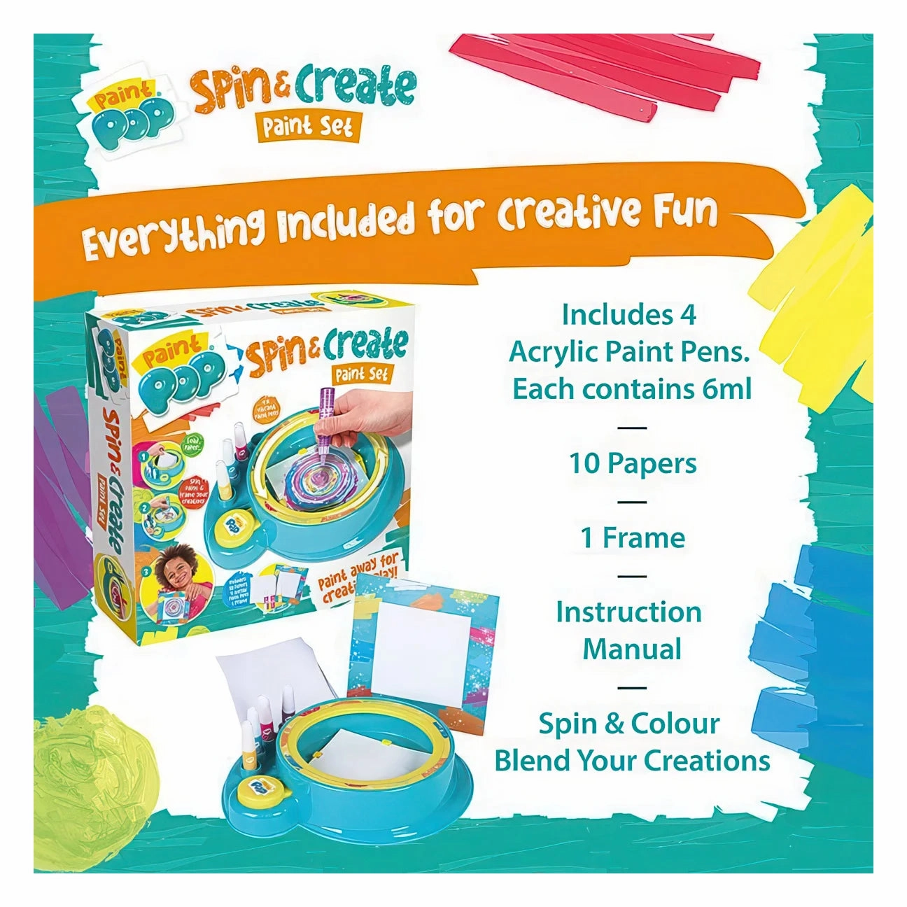 Paint Pop Spin & Create Paint Set