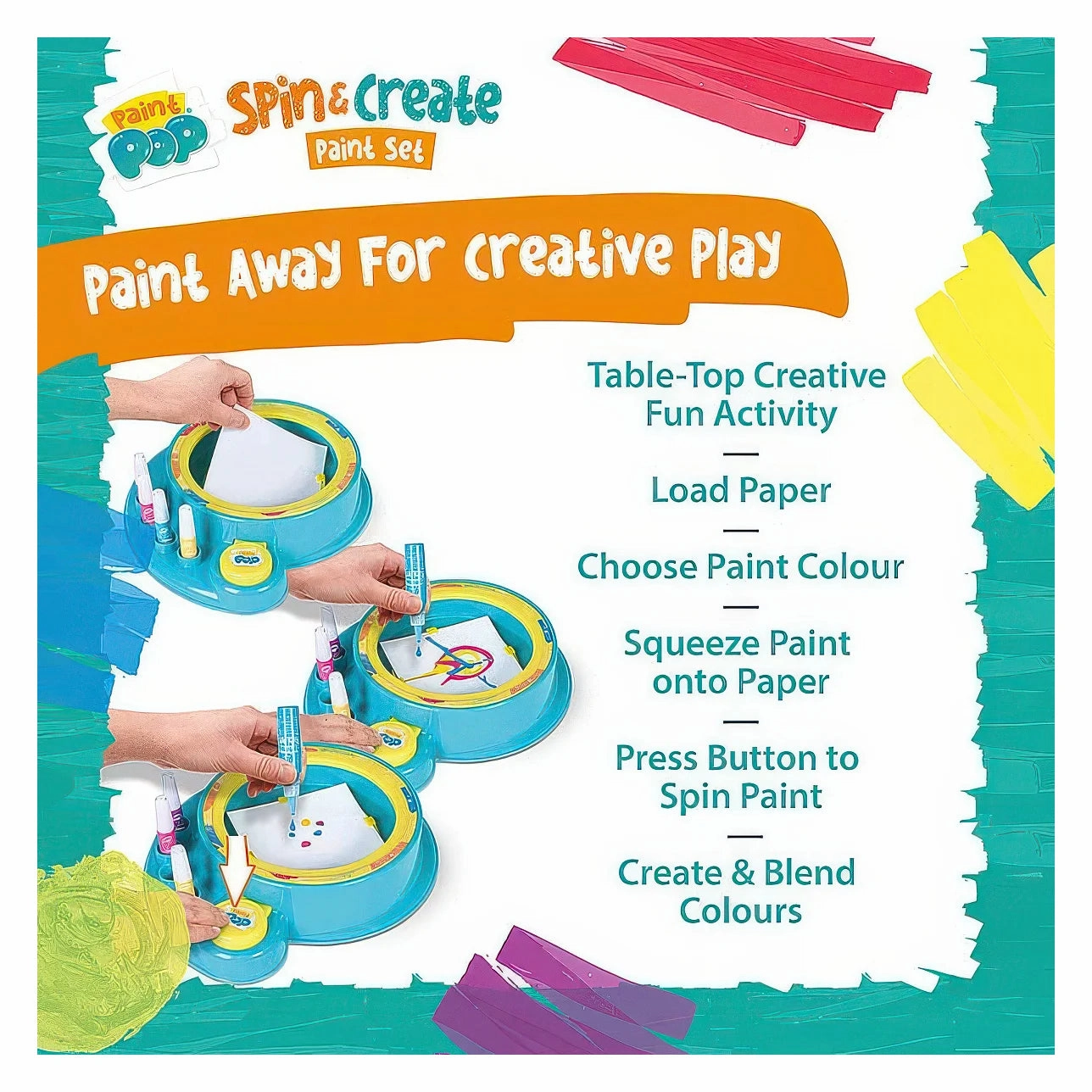 Paint Pop Spin & Create Paint Set
