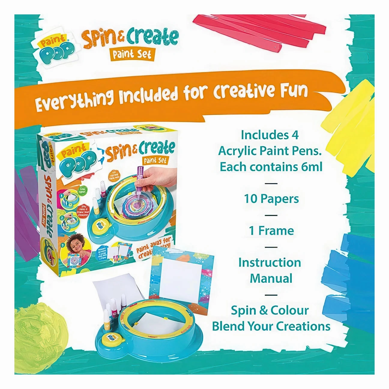 Paint Pop Spin & Create Paint Set