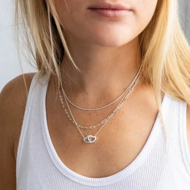 Paperclip Link Chain 18 Necklace 96812HP Dew Jewellery