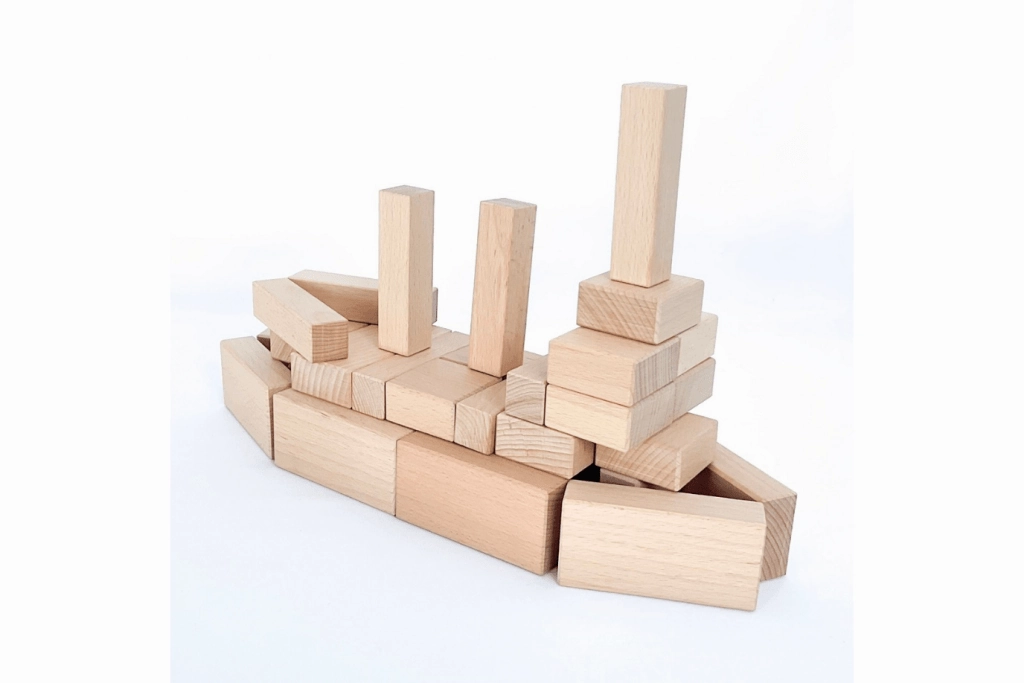 Papoose Wood Blocks Mixed (30 pcs)