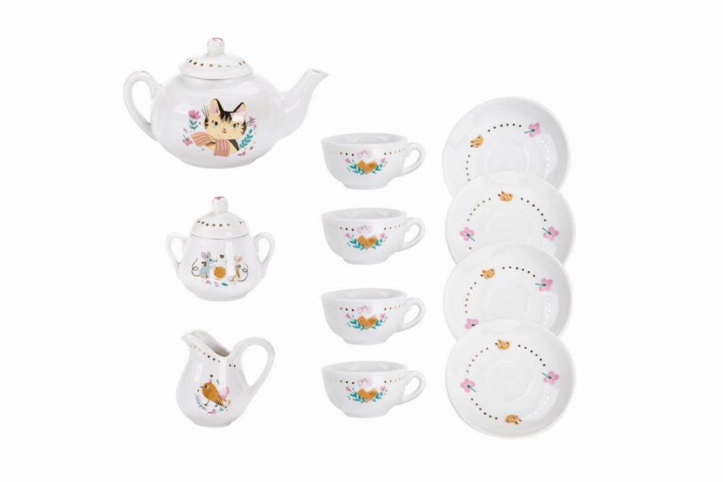 Parisiennes Ceramic Tea Set