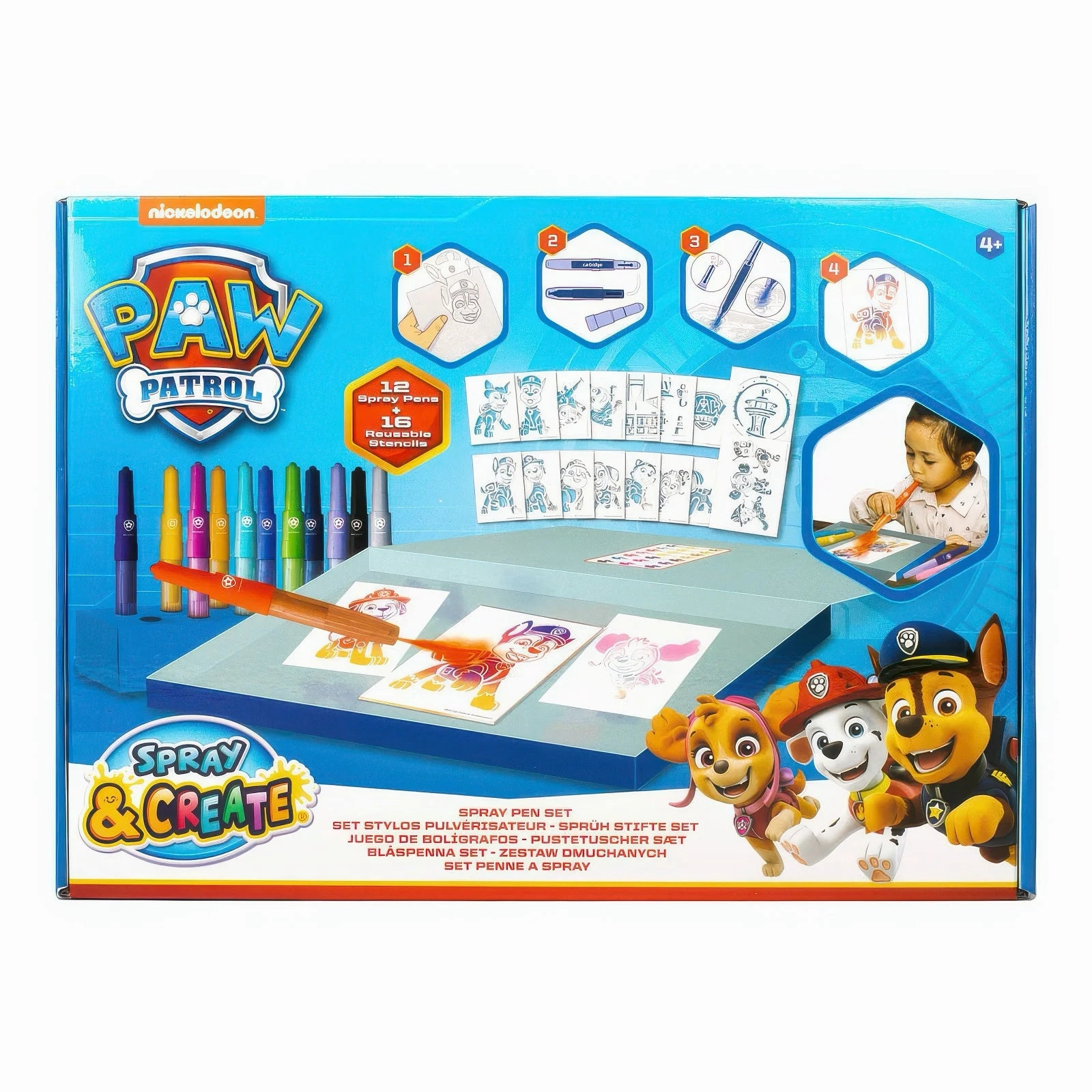 PAW Patrol Airbrush Colouring Set Deluxe