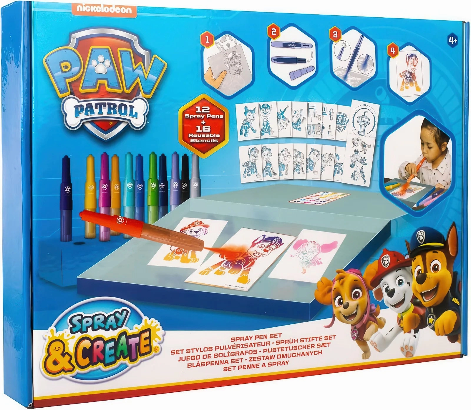 PAW Patrol Airbrush Colouring Set Deluxe