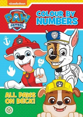 PAW Patrol Colour By Numbers