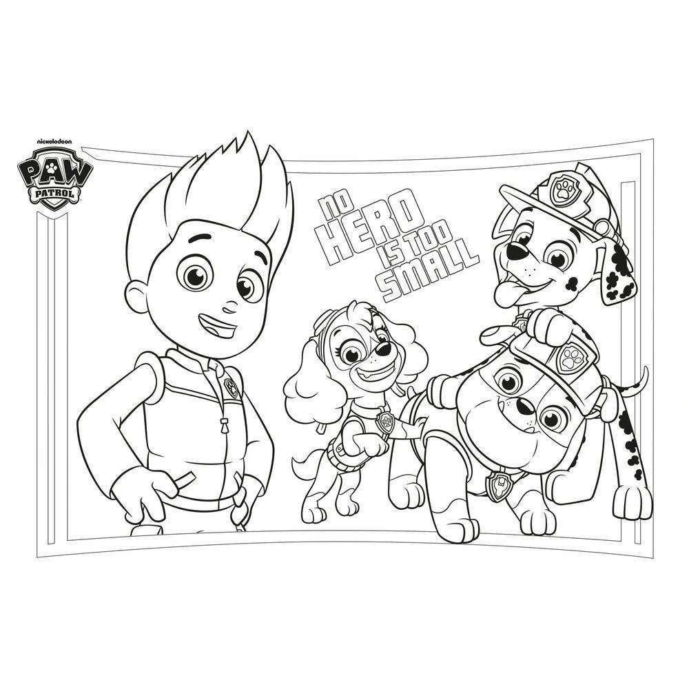 PAW Patrol Giant Activity and Colouring Pad
