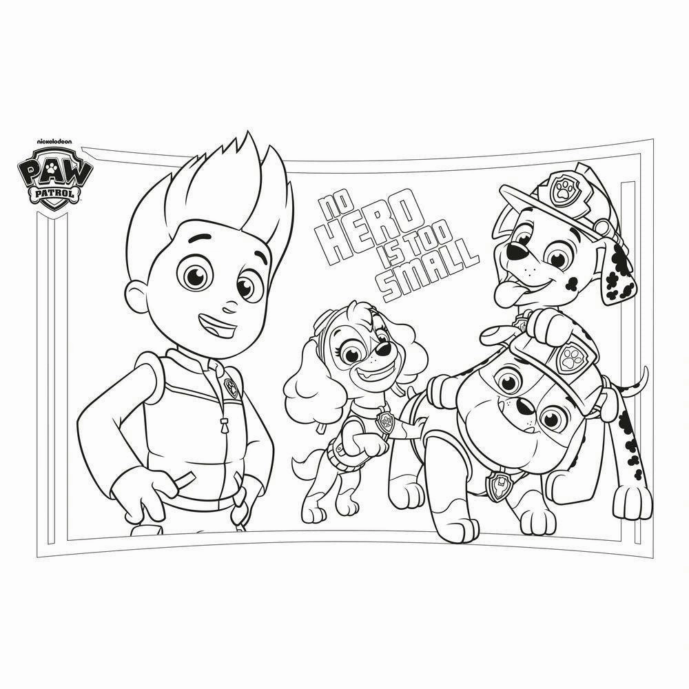 PAW Patrol Giant Activity and Colouring Pad