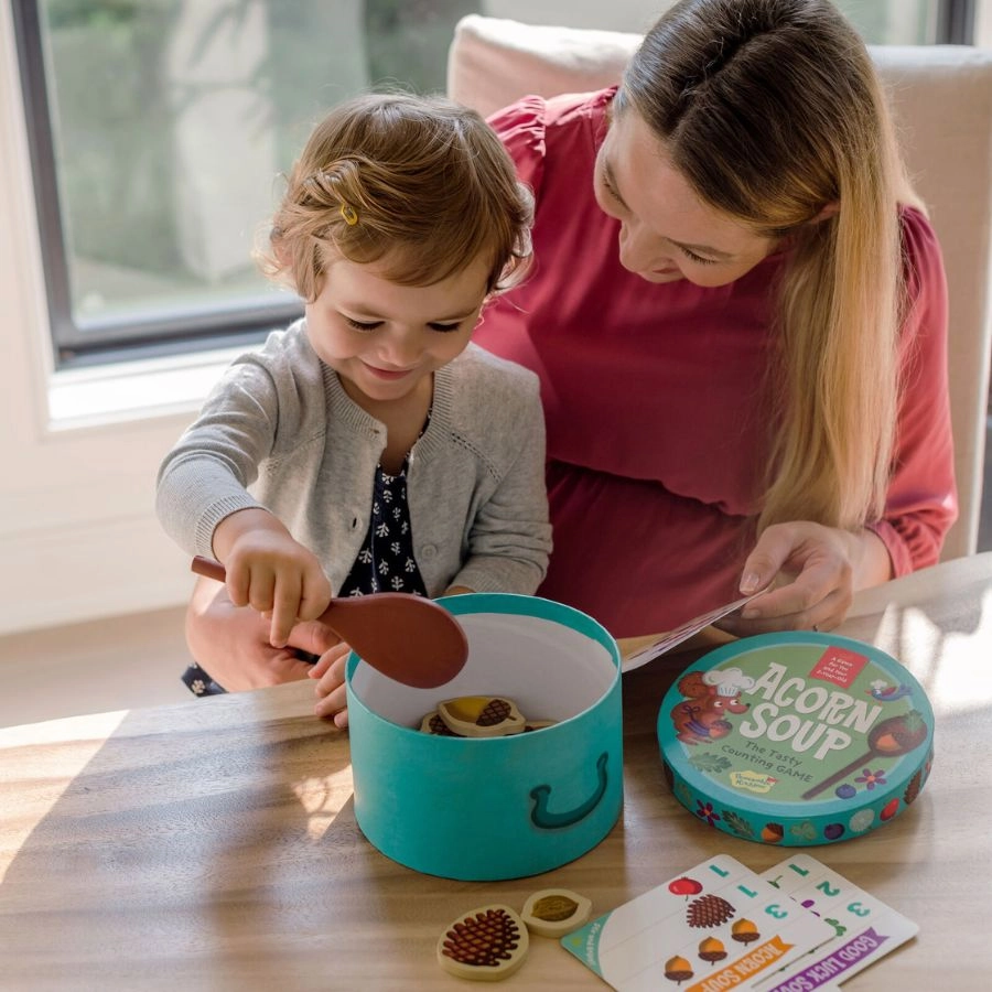 Peaceable Kingdom - Acorn Soup Counting Game for Toddlers