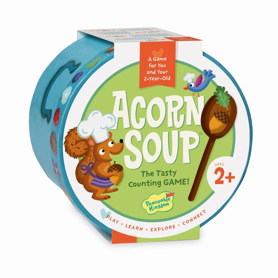 Peaceable Kingdom - Acorn Soup Counting Game for Toddlers