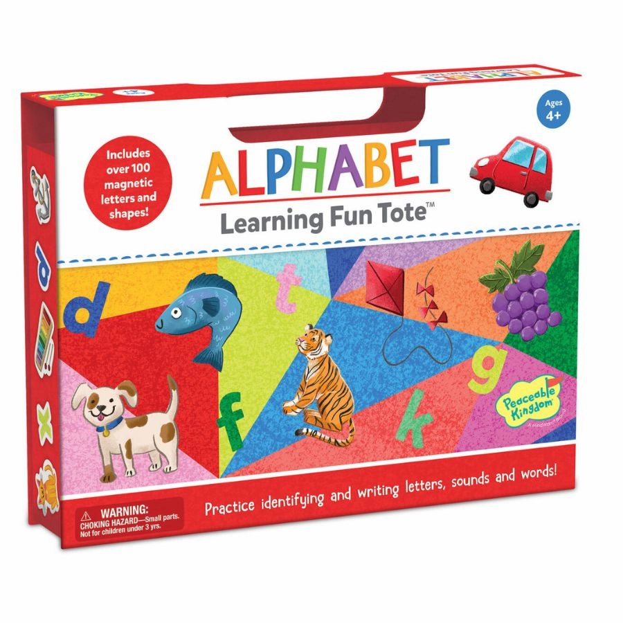 Peaceable Kingdom - Alphabet Learning Fun Tote