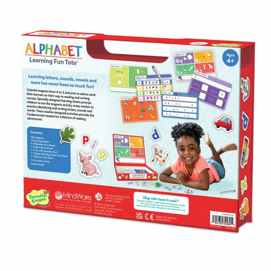 Peaceable Kingdom - Alphabet Learning Fun Tote