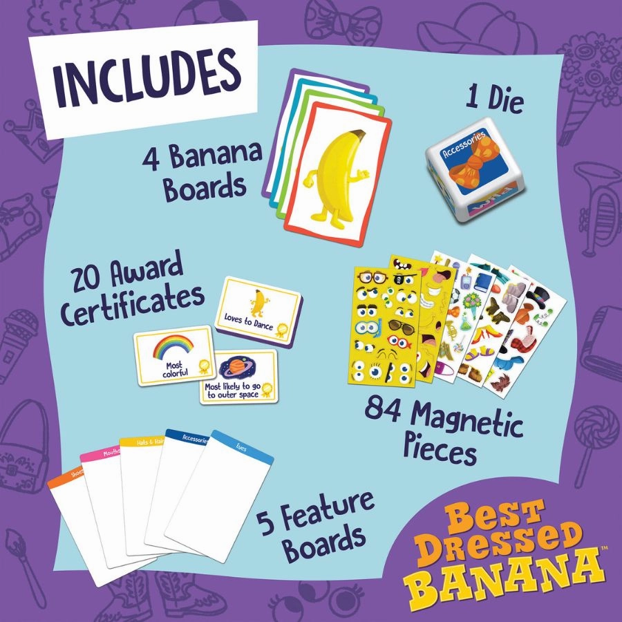 Peaceable Kingdom - Best Dressed Banana Magnetic Dress-Up Game