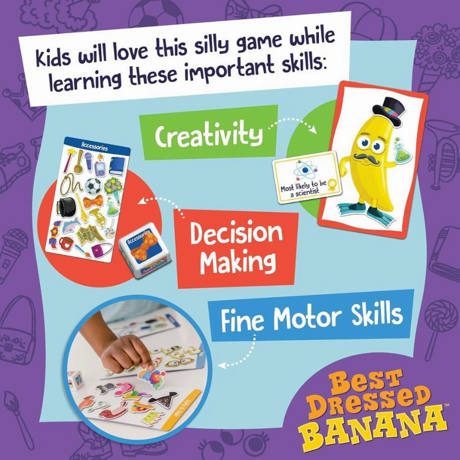 Peaceable Kingdom - Best Dressed Banana Magnetic Dress-Up Game