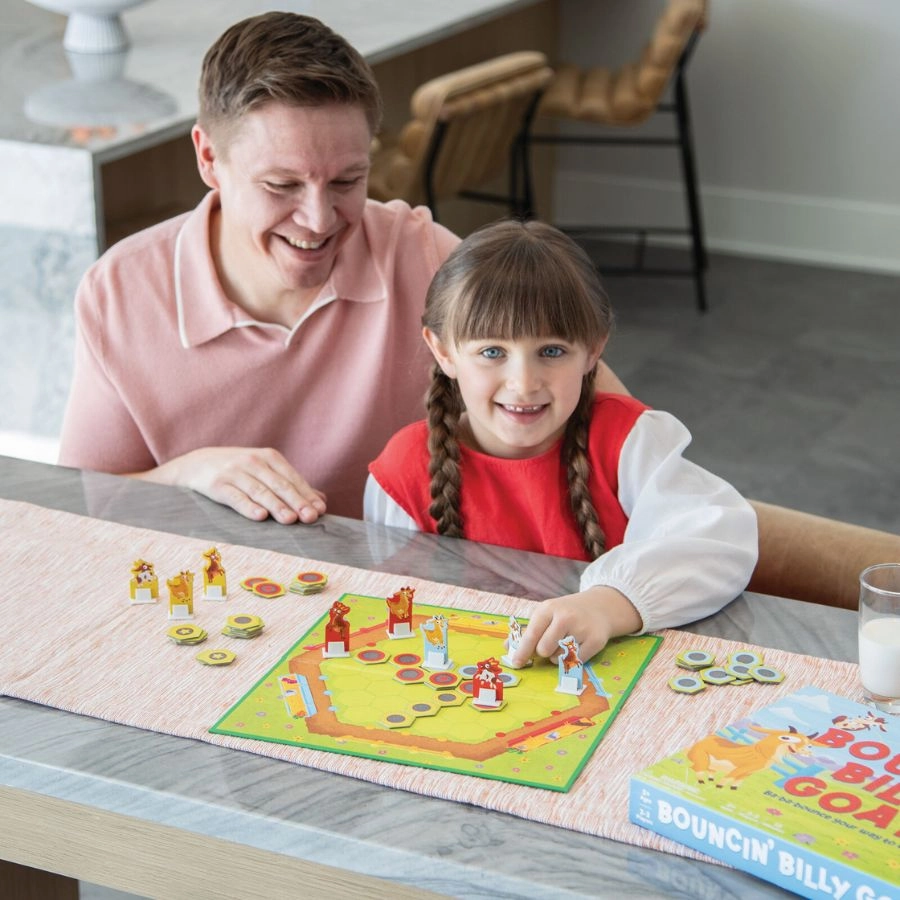 Peaceable Kingdom - Bouncin' Billy Goats Board Game